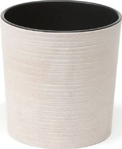 Lamela Doniczka z wkładem Malwa Eco Biały H:25,5 cm 25x25 1