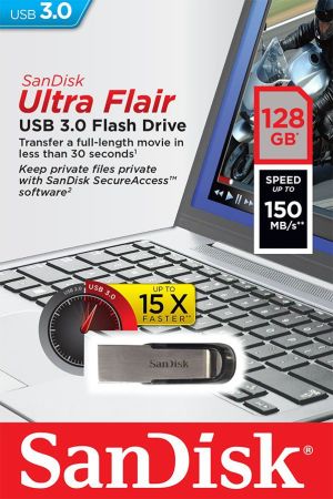 Pendrive SanDisk Ultra Flair, 128 GB  (SDCZ73-128G-G46) 5