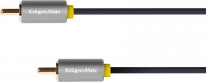 Kabel Kruger&Matz RCA (Cinch) - RCA (Cinch) 1.8m szary (KM1202) 1
