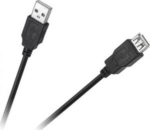 Kabel USB Cabletech USB-A - USB-A 1 m Czarny (KPO4013-1.0) 1