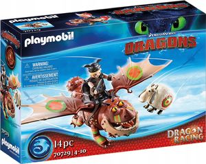 Playmobil Dragon Racing: Śledzik i Sztukamięs (70729) 1