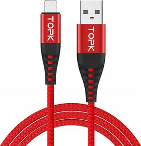 Topk Kabel LIGHTNING do Ładowarki APPLE IPHONE IPAD 2M 1