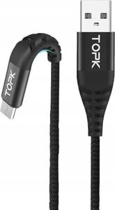 Topk Kabel micro-USB 2M 3A QUICK CHARGE 3 WZMOCNIONY 2