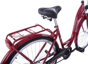 Kozbike Rower miejski 28 damski Kozbike K47 1s bordo 2