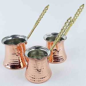 Gorgel Tygielek miedziany do parzenia kawy po turecku 210 ml 5