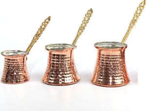 Gorgel Tygielek miedziany do parzenia kawy po turecku 210 ml 7