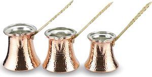 Gorgel Tygielek miedziany do parzenia kawy po turecku 210 ml 8