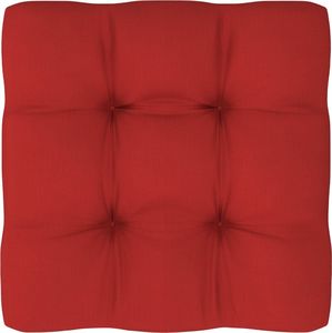 vidaXL Poduszka na sofę z palet, czerwona, 50x50x12 cm (314373) 1