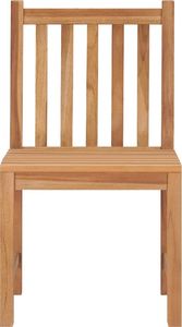 vidaXL Krzesła ogrodowe, 2 szt., lite drewno tekowe 3