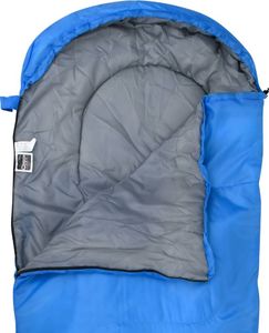 vidaXL Lekki śpiwór, niebieski, 15, 850g (92604) 5