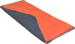 vidaXL Lekki śpiwór prostokątny, pomarańczowy, 1100 g, 10C (92631) 2