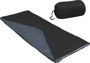 vidaXL Lekkie śpiwory prostokątne, 2 szt., czarne, 1100 g, 10C (92636) 1