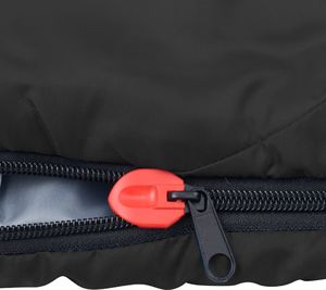 vidaXL Lekkie śpiwory prostokątne, 2 szt., czarne, 1100 g, 10C (92636) 6