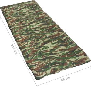 vidaXL Lekkie śpiwory prostokątne, 2 szt., kolor moro, 1100 g, 10C (92638) 8