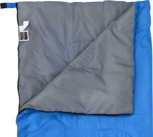 vidaXL Lekki śpiwór dziecięcy, prostokątny, niebieski, 670 g, 15C (92639) 4