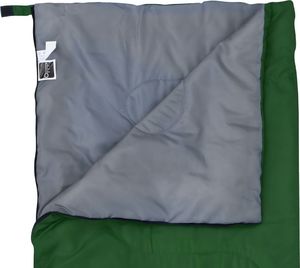 vidaXL Lekki śpiwór dziecięcy, prostokątny, zielony, 670 g, 15C (92641) 4