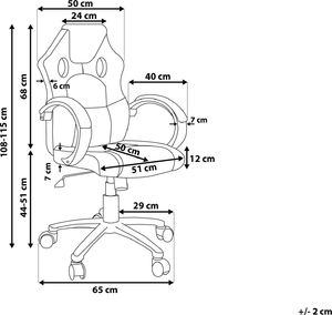 Fotel Beliani REST szary 9