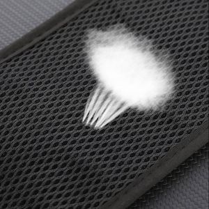 Hurtel Pas do biegania odblaskowa saszetka nerka na etui na telefon klucze dokumenty z wyjściem na słuchawki 4-komorowa czarny 18