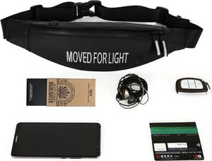 Hurtel Pas do biegania saszetka nerka na etui na telefon z wyjściem na słuchawki granatowy 2