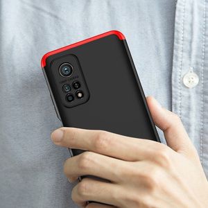 GKK GKK 360 Protection Case etui na całą obudowę przód + tył Xiaomi Mi 10T Pro / Xiaomi Mi 10T czarno-czerwony 6