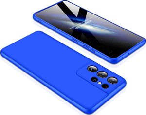 GKK GKK 360 Protection Case etui na całą obudowę przód + tył Samsung Galaxy S21 Ultra 5G niebieski 7
