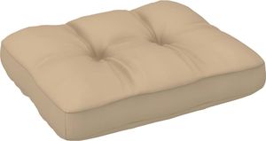 vidaXL Poduszka na sofę z palet, beżowa, 50x40x12 cm (314426) 1