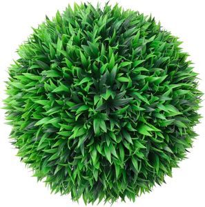 vidaXL Kule sztucznego bukszpanu, 2 szt., 38 cm 2