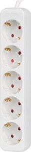 Lanberg Przedłużacz 3m biały 5x 230V Schuko 2