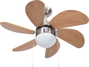 Wentylator vidaXL Sufitowy z lampą 51489 76 cm 5