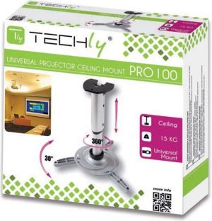 Uchwyt do projektorów Techly Sufitowy 30-37cm 15kg Regulowany (301559) 4