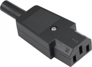 Gniazdo AC 3PIN na kabel komputerowy - (GNI0121) 1