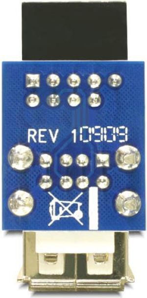 Delock USB pin - 2x USB 2.0 Czarny Niebieski Złoty (41825) 3