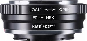 Kf Adapter K&f Do Sony E Nex Na Canon Fd +blokada / Kf06.071 2