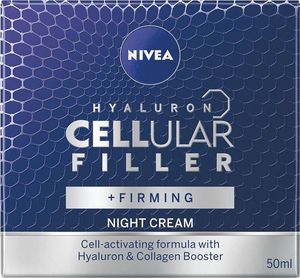 Nivea Hyaluron Cellular Filler + Ujędrnienie przeciwzmarszczkowy krem na noc 50ml 1