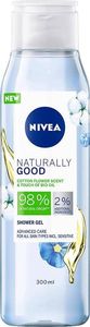 Nivea _Naturally Good Cotton Flower Scent Touch Of Bio Oil Shower Gel żel pod prysznic Bawełna 300ml 1