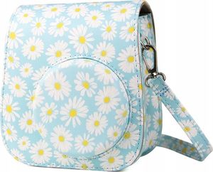 Pokrowiec LoveInstant Futerał Etui Pokrowiec Do Fujifilm Instax Mini 11 - Białe Kwiatki 1