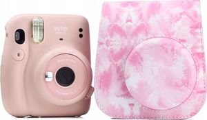 Pokrowiec LoveInstant Futerał Etui Pokrowiec Do Fujifilm Instax Mini 11 Akwarele - Różowe Rozmycia 3