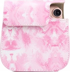 Pokrowiec LoveInstant Futerał Etui Pokrowiec Do Fujifilm Instax Mini 11 Akwarele - Różowe Rozmycia 6