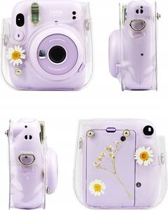 Pokrowiec LoveInstant Futerał Etui Pokrowiec Do Fujifilm Instax Mini 11 Suszone Rumianki 7