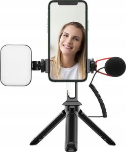 Selfie stick Ulanzi Uchwyt 2x Telefon Statyw 1/4 Prompter Ulanzi St-18 6
