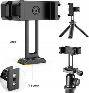 Selfie stick Ulanzi Uchwyt 2x Telefon Statyw 1/4 Prompter Ulanzi St-18 9