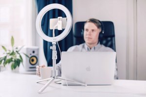 Lampa pierścieniowa Kodak Led Ring 10" RL001 + Statyw 10