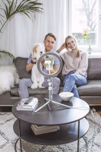 Lampa pierścieniowa Kodak Led Ring 10" RL001 + Statyw 4