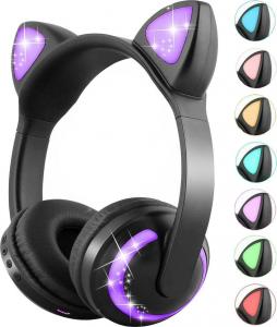 Słuchawki Kocie uszy LED M19 5