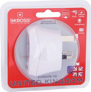 Skross Adapter podróżny Europa do UK (1.500230-E) 5