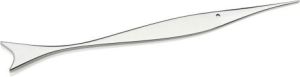 Alessi PES Nóż do papieru ze stali nierdzewnej ryba (GIA08) 1