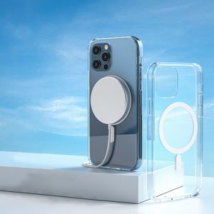 WK Design WK Design Anti-knock Magnet Case MagSafe żelowe elastyczne etui do iPhone 12 Pro Max przezroczysty 10