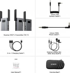 Mikrofon Synco Nadajnik/odbiornik TS 2