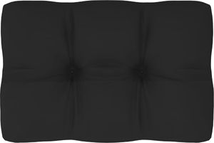 vidaXL Poduszka na sofę z palet, czarna, 60x40x12 cm (315233) 1