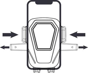 WK Design Uchwyt zaciskowy do samochodu WP-U83 3